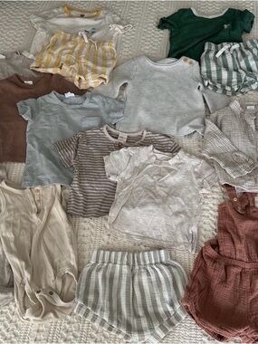 Huge 6-9 month 18pc organic baby boy bundle